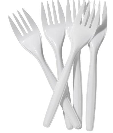 Fork, White Med. Weight Fork