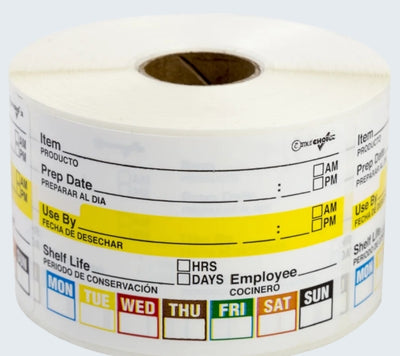 Labels, Food Rotation Labels 2"x3" 1 Roll