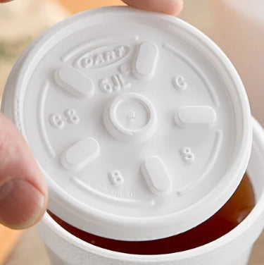 Lid, Vented Food Container Lid, 6jl White