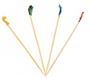 Frill Picks, 2.5" Bamboo Frill Pick