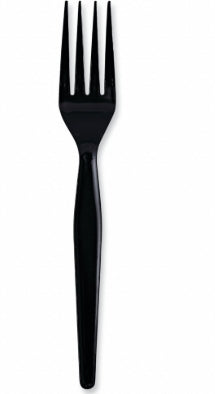 Fork, Heavy Weight Fork PP,  Black Dense Pack