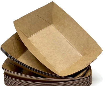Food Tray, #50 1/2lb, Kraft