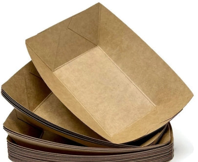 Food Tray, #50 1/2lb, Kraft