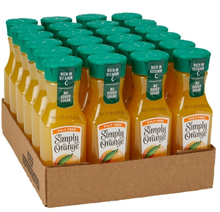 Beverage, Simply Orange Juice, Pulp Free