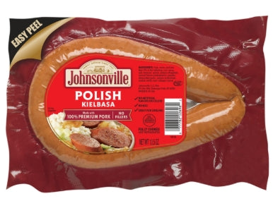Food, Johnsonville Sausage Fully Cooked Polish Kielbasa Pork Rope Sausage