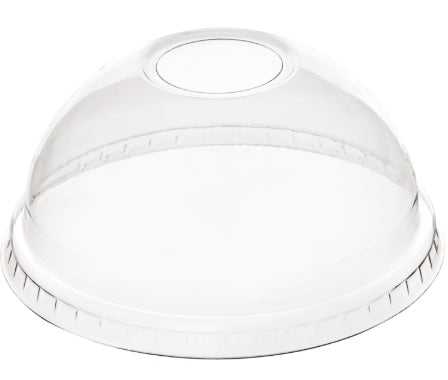 Lid, 12-24oz 98mm PET Dome Lid, Clear