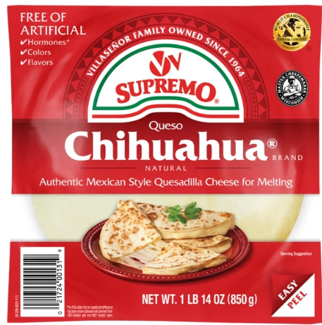 Food, V&V Supremo Queso Chihuahua Mexican Style Quesadilla Cheese/Melting Cheese