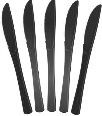 Knife, Heavy Weight Knife PP, Black Dense Pack