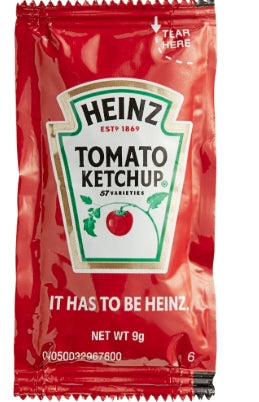 Food, Heinz Ketchup Single Serve Packet 9 Grm.