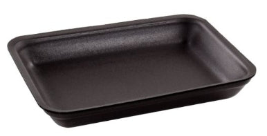Meat Tray, #4 Black Foam Meat Tray 9.25x7.25x1.25