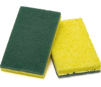 Sponge, Yellow Sponge w/Green Scour
