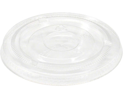 Lid, 12-24oz 98mm PET Straw Slot Lid, Clear