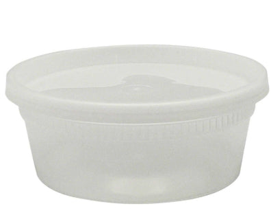 Container, 12oz Microwavable Deli Container w/Lid