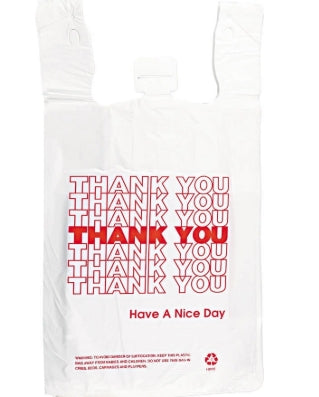 Thank You Bag, 1/6 11.5x6.5x21 12 mic Thank You Bag