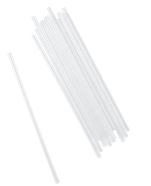 Straws, Jumbo Straw Unwrapped 7.75", Clear