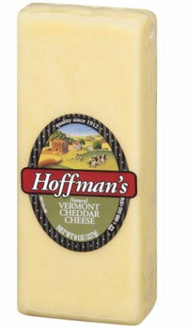 Food, Hoffman White Vermont Sharp Cheddar Cheese