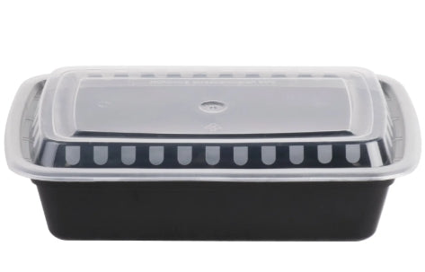 Container, 12oz Rectangular Microwavable Conainer