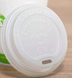 Lid, Sipper Lid Dome White for 10-24 oz Hot Cups