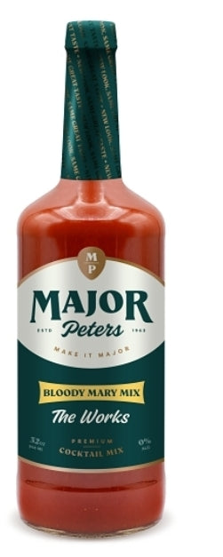 Food, Major Peters The Works Bloody Mary Cocktail Mixer 1.75L