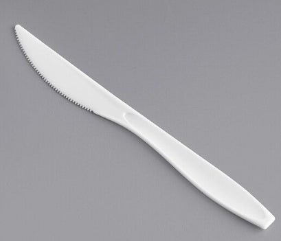 Knife, White Med. Heavy Weight Knife