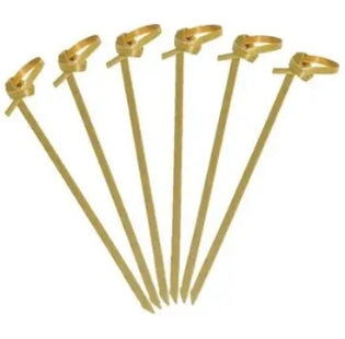 Pick, 4" BAMBOO KNOT PICK