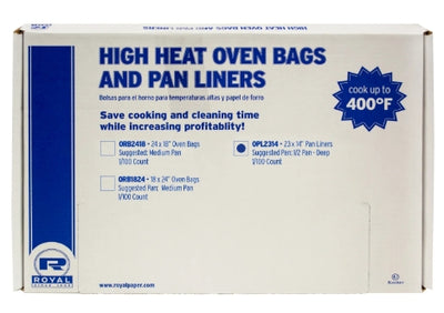 Pan Liner,1/2 Pan High Heat Liner 23" W X 14" L