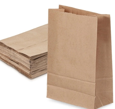 Bag, #2 Paper Grocery Bags, Kraft