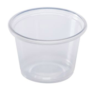 Portion Cup, 1oz Tall Portion Cup, Clear