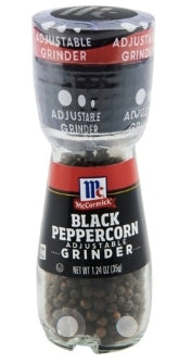 Food, Mccormick Black Peppercorn Grinder