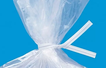 Twist Ties, 4" White Twist Ties