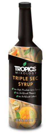 Food, Tropics Triple Sec Syrup 1Lt