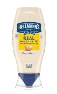 Food, Hellmann's Real Mayonnaise Bottle 11.5oz