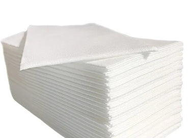 Napkin, 12x17 Air Laid Guest Towel 1/6 Fold, White