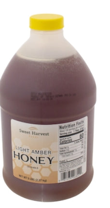 Food, Sweet Harvest Foods Light Amber Honey Bulk, 5Lb.