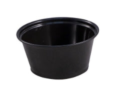Portion Cup, 1.5oz, Black