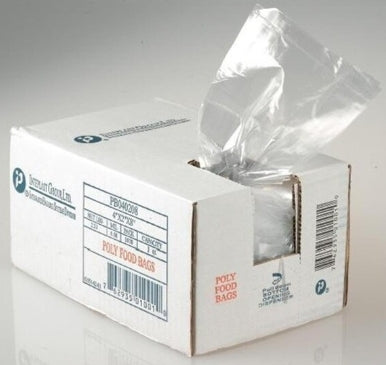 Bag, 10x8x24 Poly Portion Bag, Clear