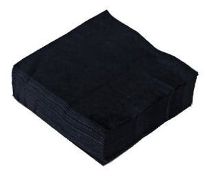 Napkin, 9x9 2-Ply Beverage Napkin, Black