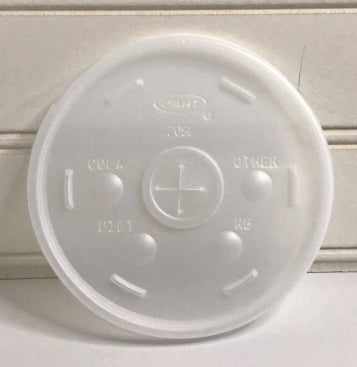 Lid, 20SL Foam Cup/Food Container Lid, Translucent