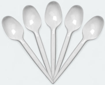 Teaspoon, Heavy Weight Teaspoon PP, White Dense Pack